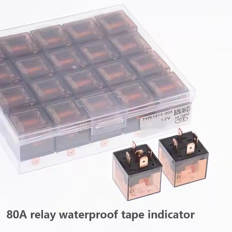 High Power 12V 80A Waterproof Relay 4-5Pin Heavy Duty Car Relay With ...