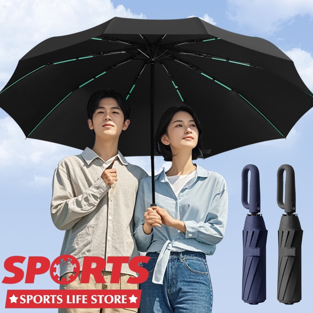 SL Automatic Sun Umbrella Windproof Anti-UV Sunscreen Large Umbrella ...