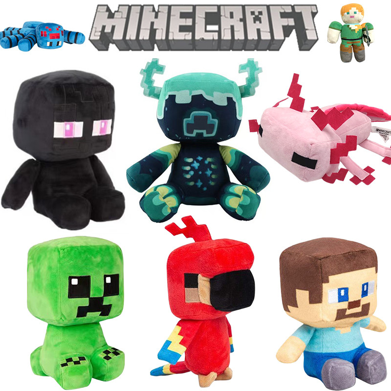 Minecraft Game Plush Toy 15cm Minecraft Kids Room Decorated Stuffed ...