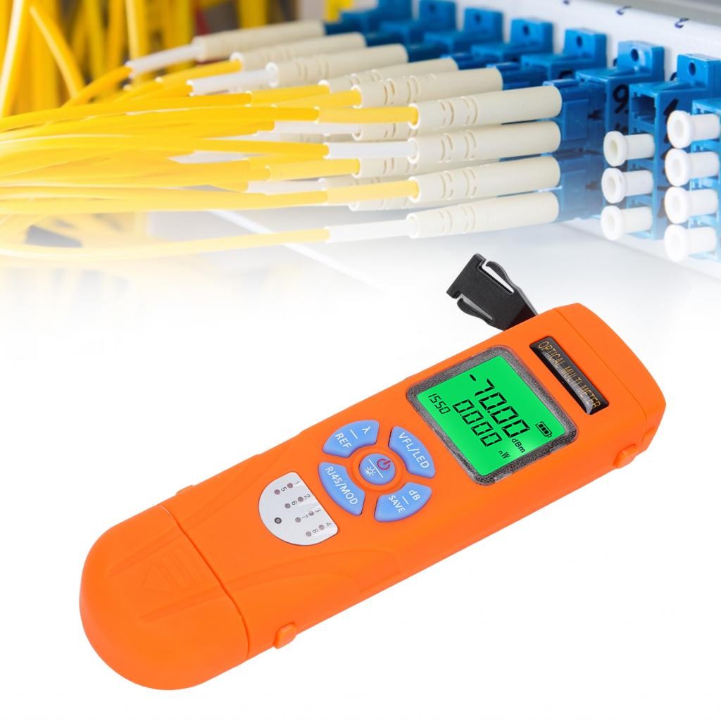 Yoaushop Fiber Tester Power Meter 30km VFL with RJ45 Backlit Display ...
