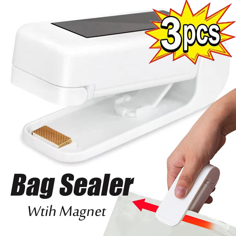 Mini Bag Sealer - Food Package Sealing Bags Tool - Thermal Plastic Bag ...