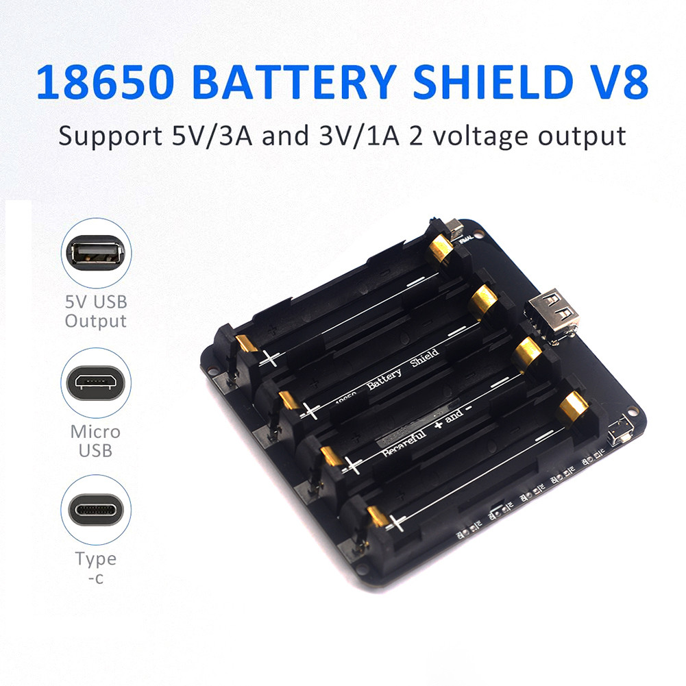 Iodool 【High Quality】 18650 Power Bank Cases 18650 Battery Holder ...