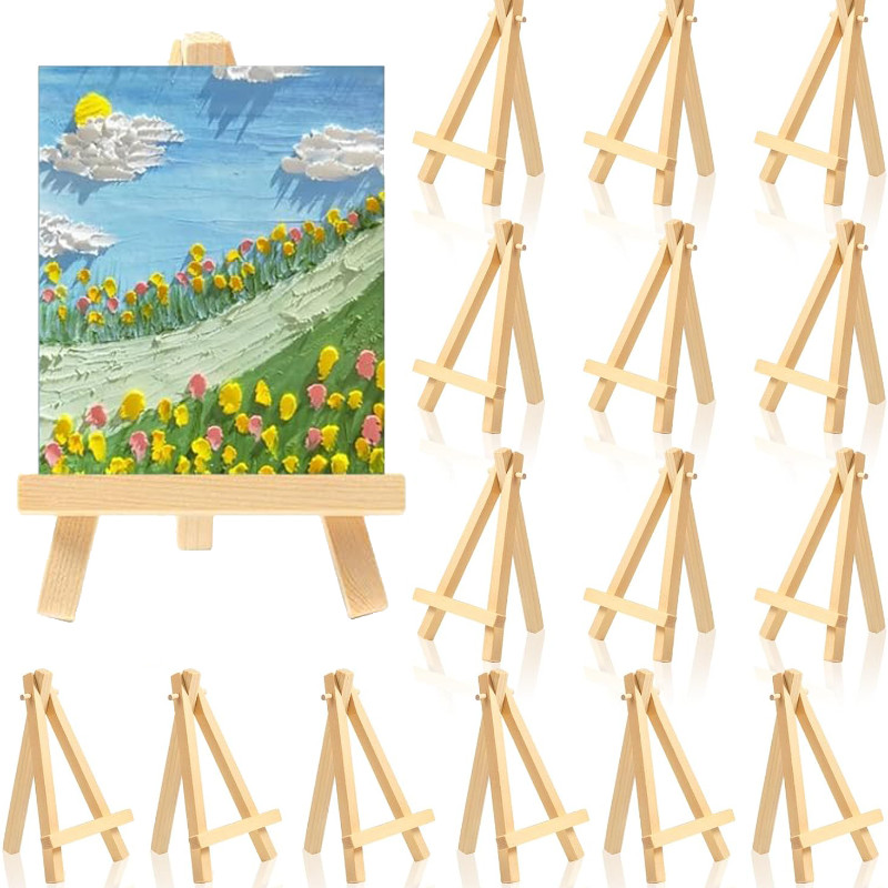 Mini Easel Folding Frame Tripod Children Painting Props Name Card Stand ...