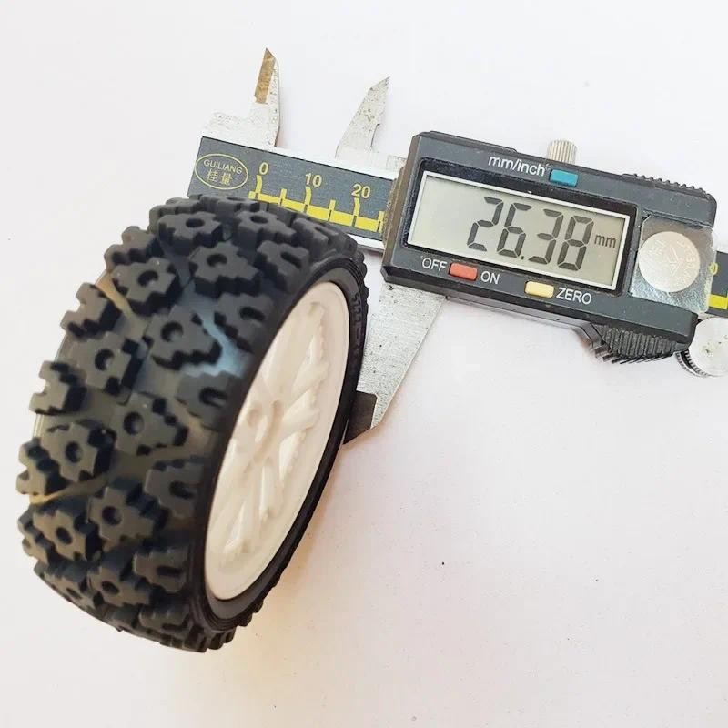 4Pcs 70Mm 1/10 RC Off-Road Buggy Car Rubber Tires Wheel Tyres Front For ...