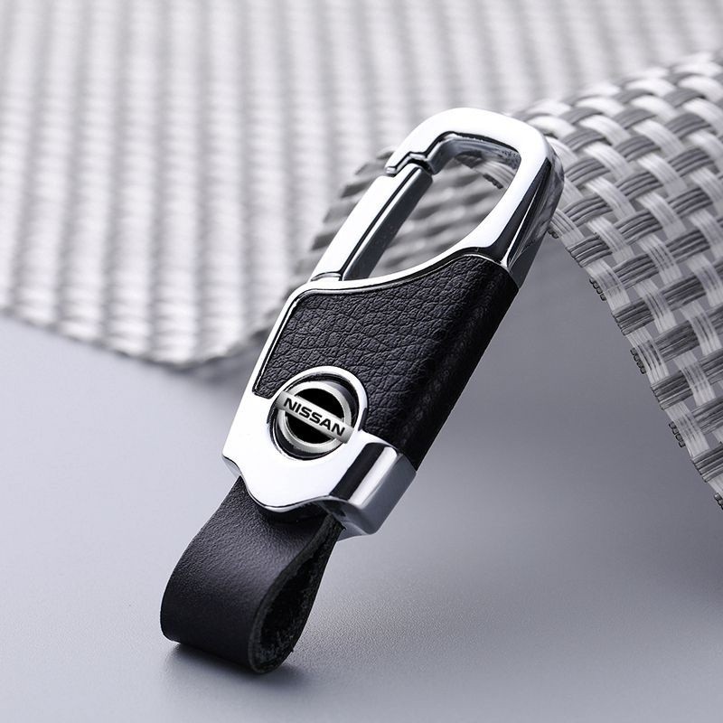 thumbnail image 2 of Genuine Leather Smart Key Fob Case Compatible With Nissan Sentra, Versa, Rogue, Pathfinder, Murano, Kicks, Ariya, Armada (2022-2026 Models 2 of 10