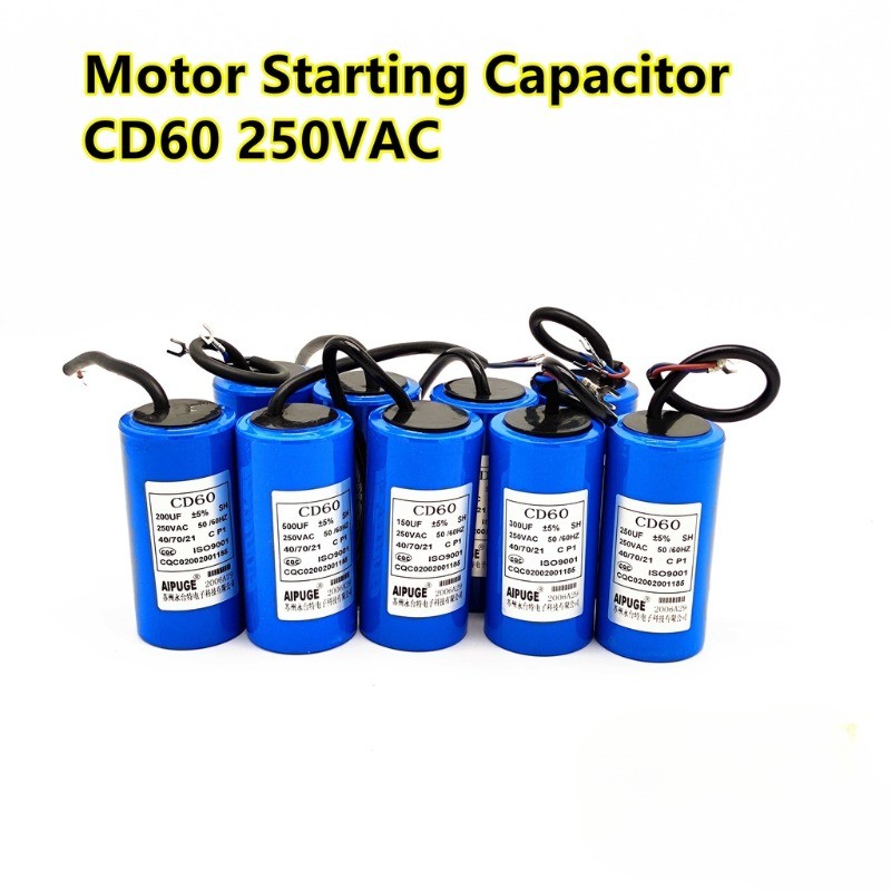 CD60 MOTOR STARTING CAPACITOR WATERPUMP CAPACITOR 250VAC BLUE | Shopee ...