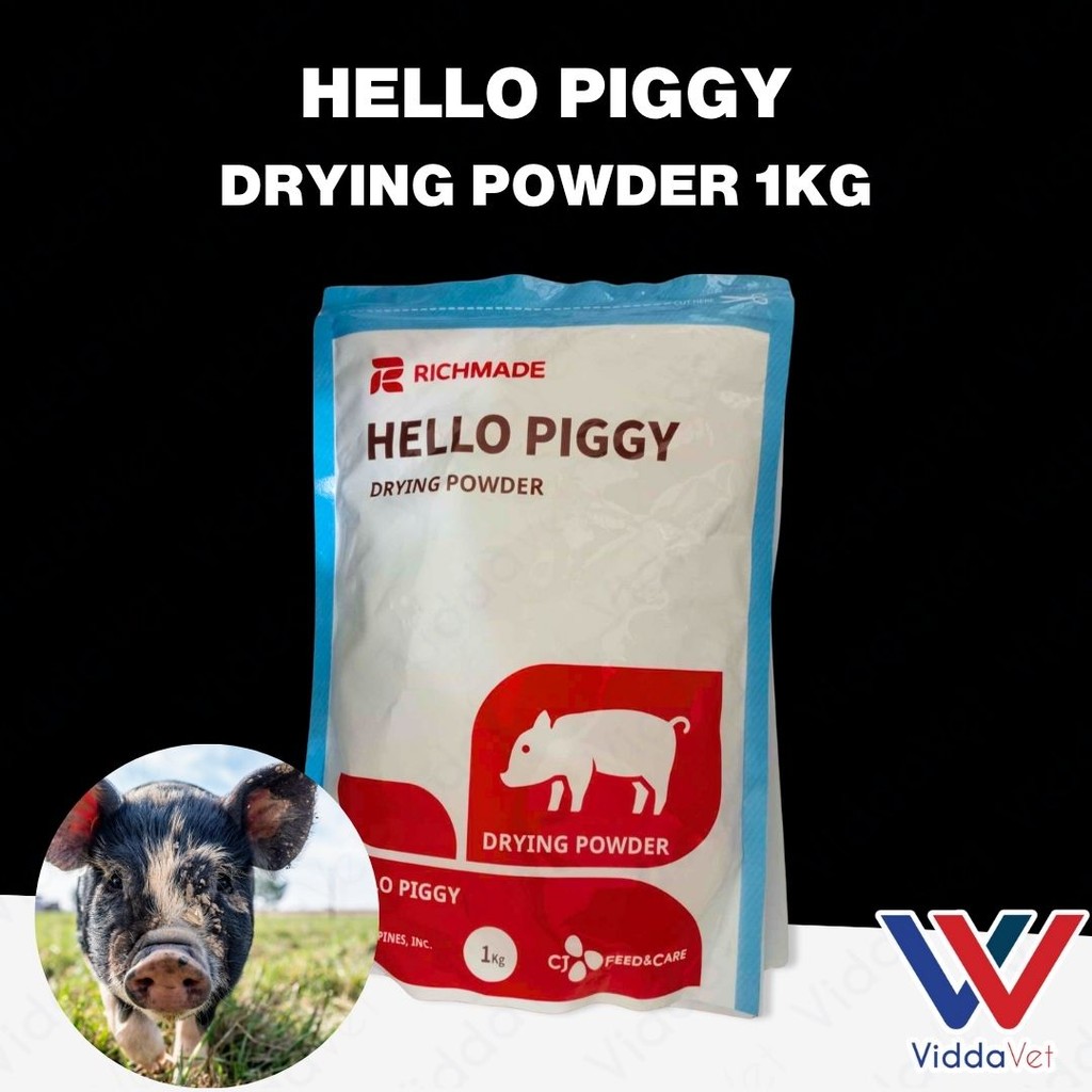 1kg Richmade Hello Piggy Drying Powder for pigs Ideal for Barn and Pen ...