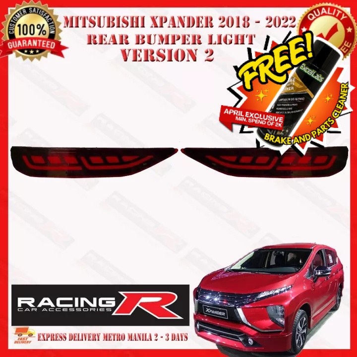 Mitsubishi Xpander 2018 to 2022 OEM Rear Bumper Light V2 2019 2020 2021 ...