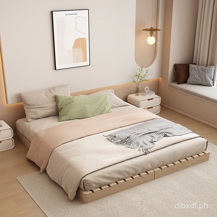 Floor Bed Platform Bed JapaneseStyle Floor Tatami Trundle Bed Solid