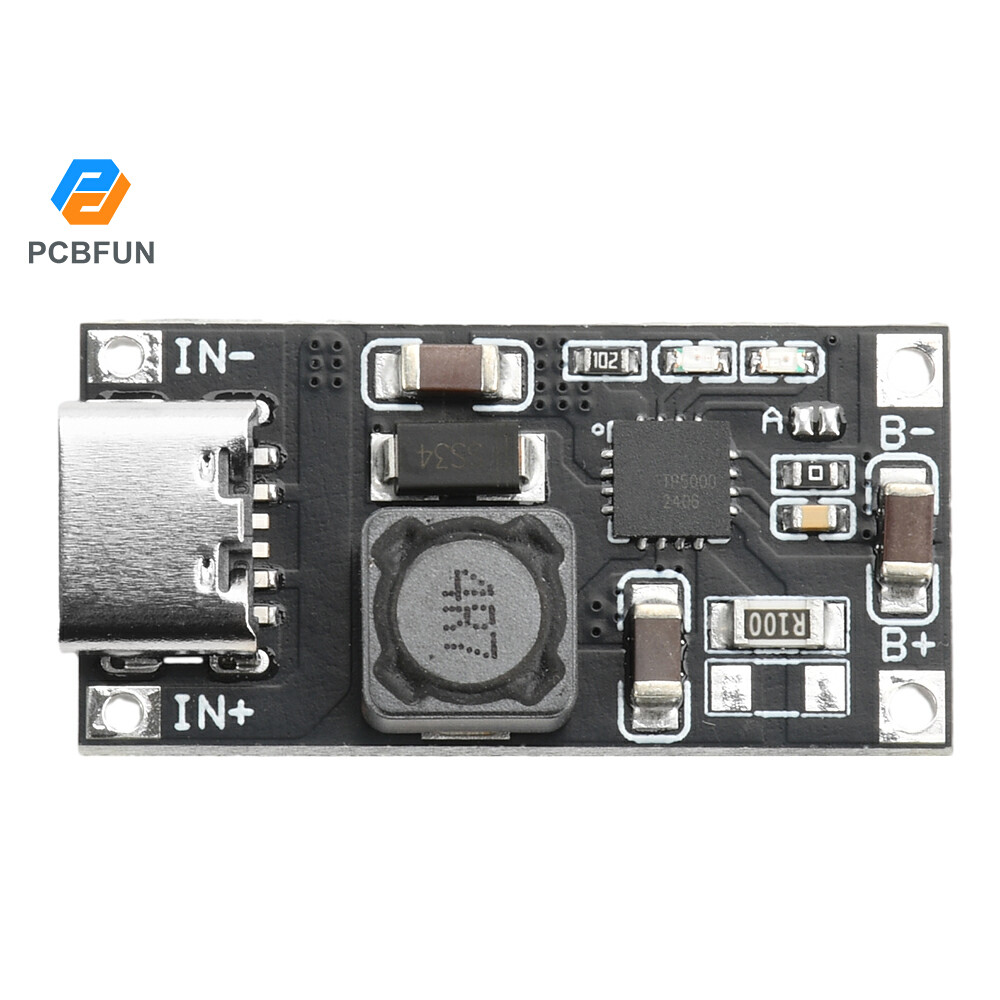 Pcbfun 1/3/5pcs DC 4.5-9V TP5000 4.2V/3.6V 1A Li-ion Battery Charging ...