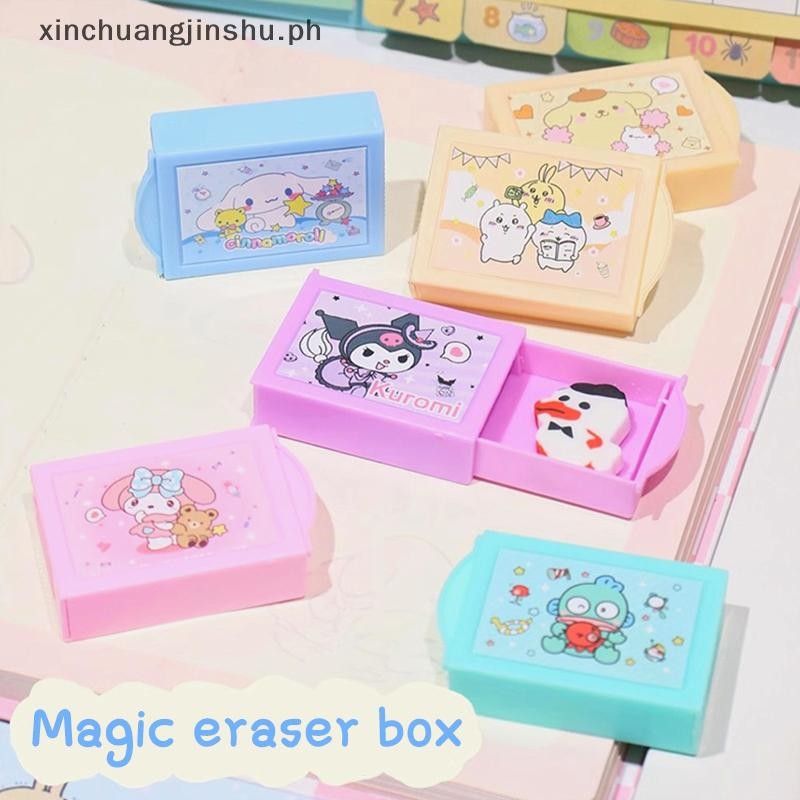 XIN Kawaii Sanrio Magic Eraser Anime Kuromi My Melody Cinnamoroll ...