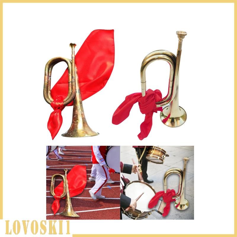 [Lovoski1] Blowing Bugle, Scout Bugle, Musical Instrument, Solid Copper ...