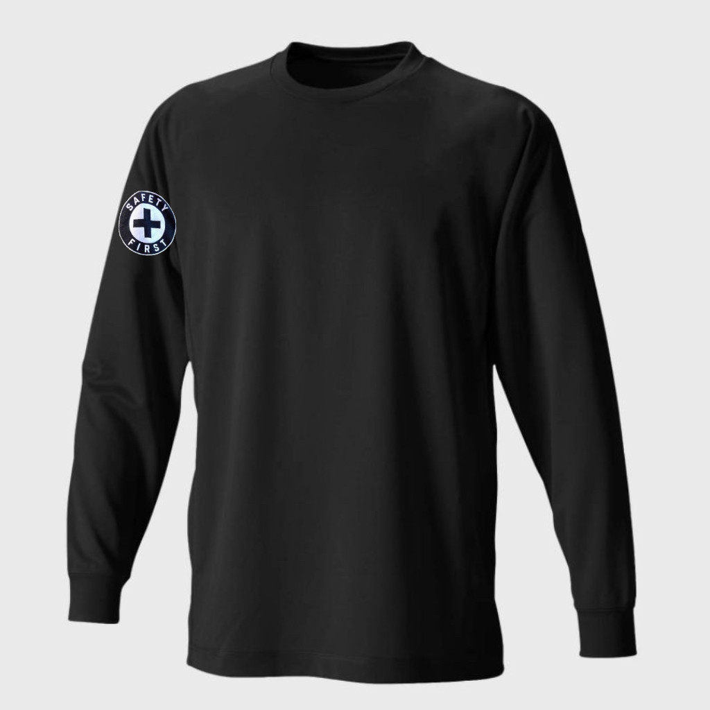 SAFETY FIRST Long Sleeve Shirt for Men – Construction Worker Uniform ...