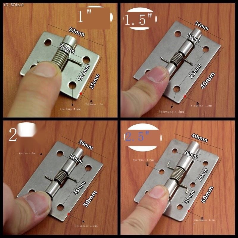 Stainless steel automatic door closing doubleopening spring hinge
