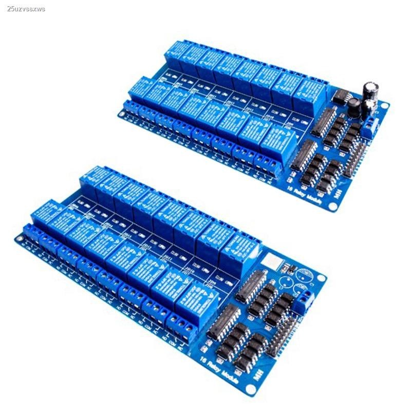 COD/16-way relay module 5V 12V control board with optocoupler ...