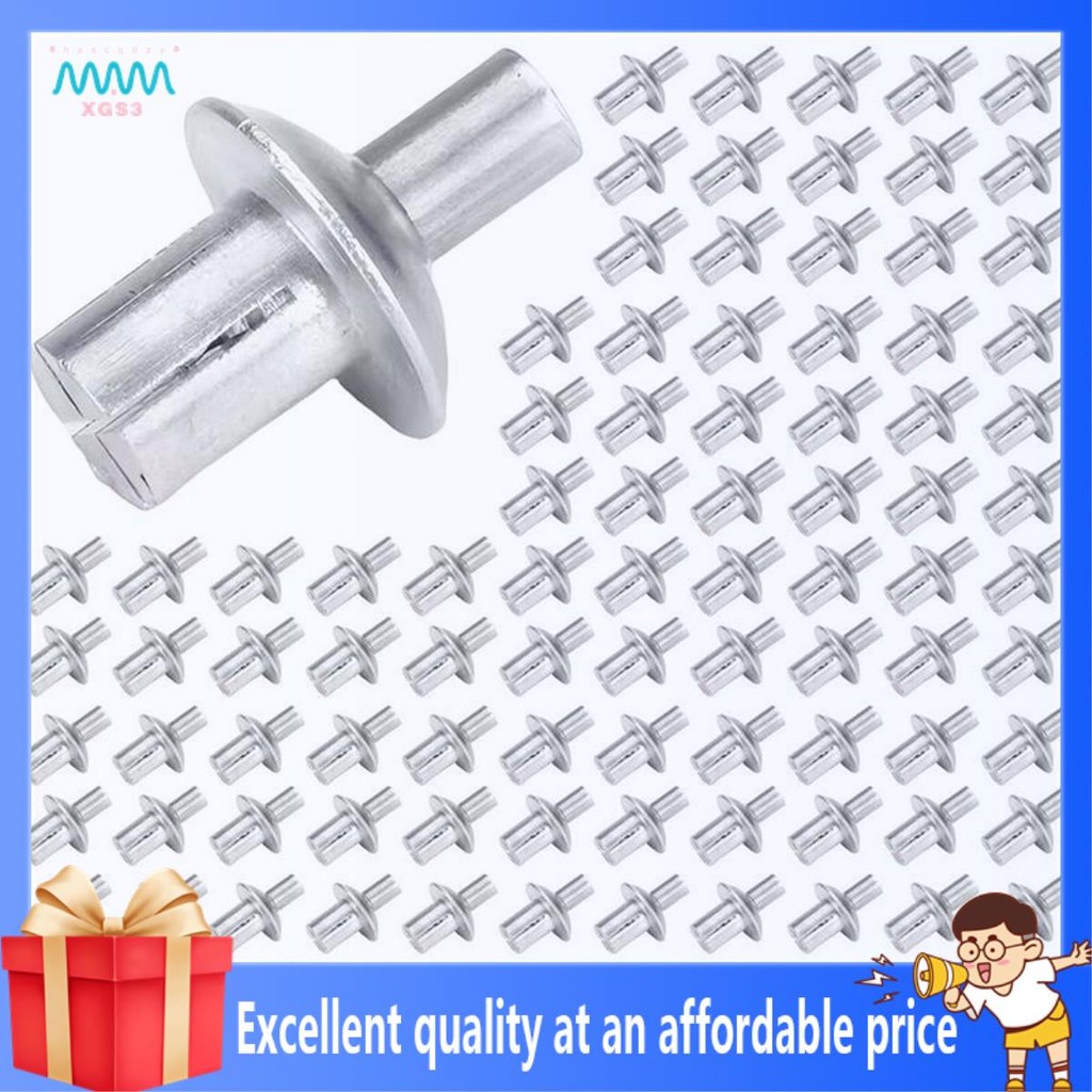 【hzscqdzyxgs3】 Round Solid Rivets Set Kit Knock Type Expansion Aluminum ...