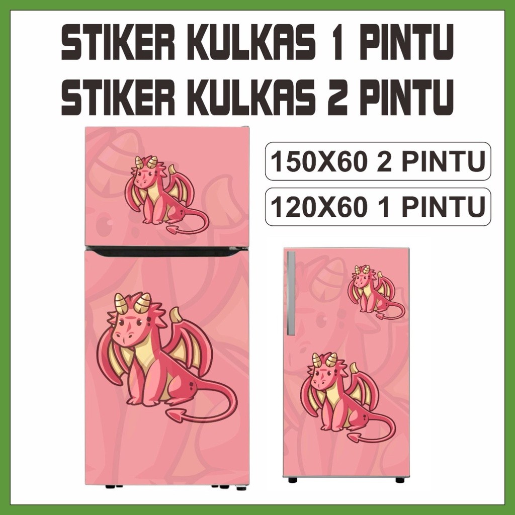 1 Door Refrigerator Sticker and 2 Door Full Body Refrigerator Sticker ...
