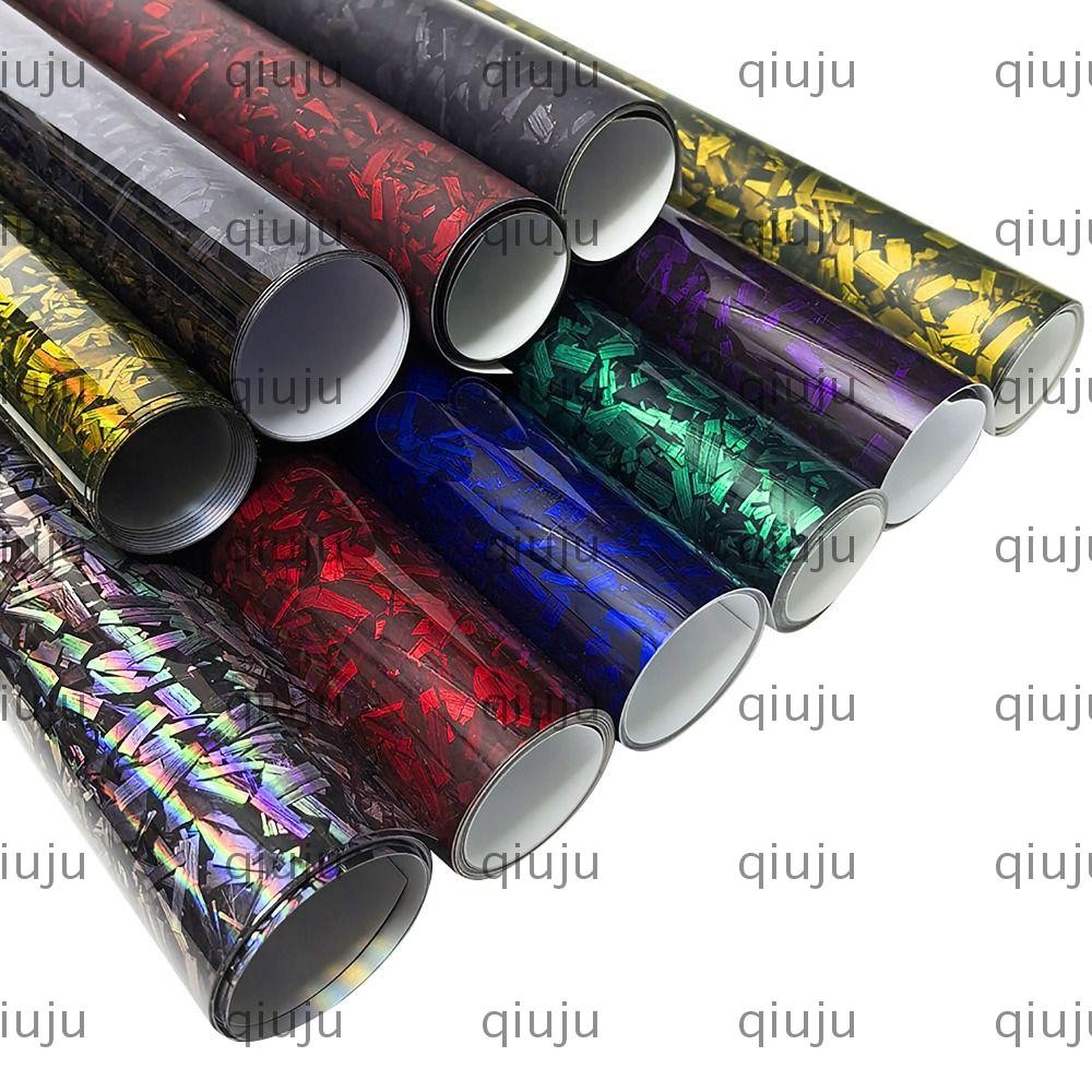 QIUJU Carbon Fiber Vinyl Film, 50x30CM Forged Carbon Fiber Motorcycle ...