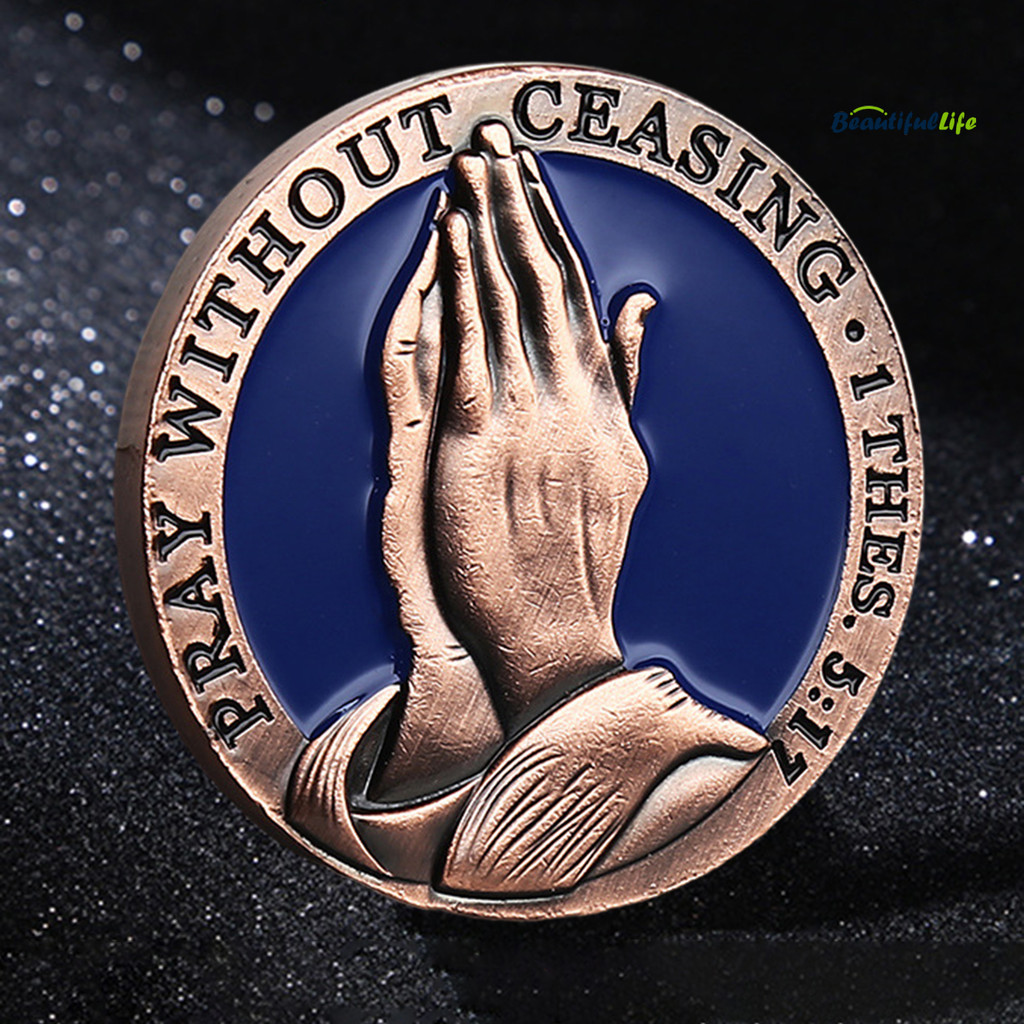Beautifullife 1/3/5Pcs Lord's Prayer Challenge Pray Without Ceasing ...