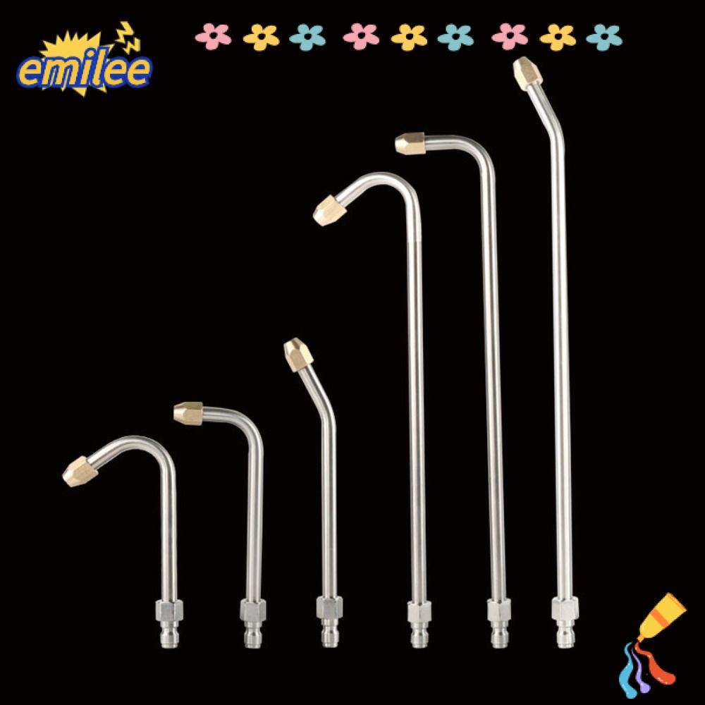EMILEE Pressure Washer Extension Nozzle, 30/90 Degree U-Shape Quick ...