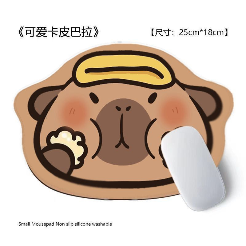 Cute Capybara Mouse Pad Office Gaming Anti Slip Soft Pad Cartoon ...