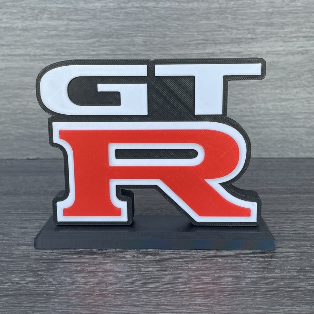 GTR letter stand, GTR logo three-dimensional letters, R32, R33, racing ...