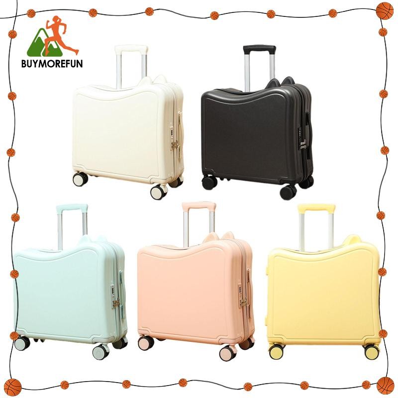 [Buymorefun] Kids Suitcase with Wheels, Carry on Luggage Size, Quiet
