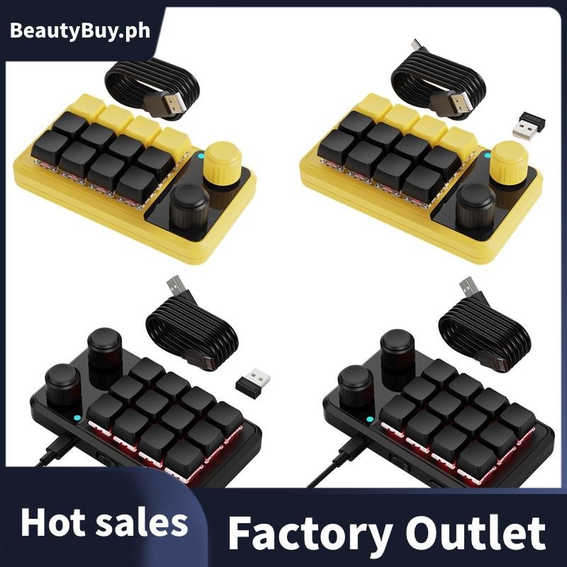 Knob Keyboard RGB Gaming Keypad Mechanical Hotswap Macropad Programming ...