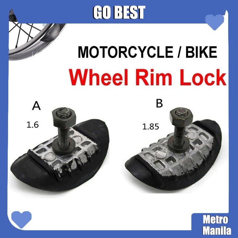 Motorcycle Bike Wheel Rim Lock Tyre Inner Tube Safe Bolt 1.6