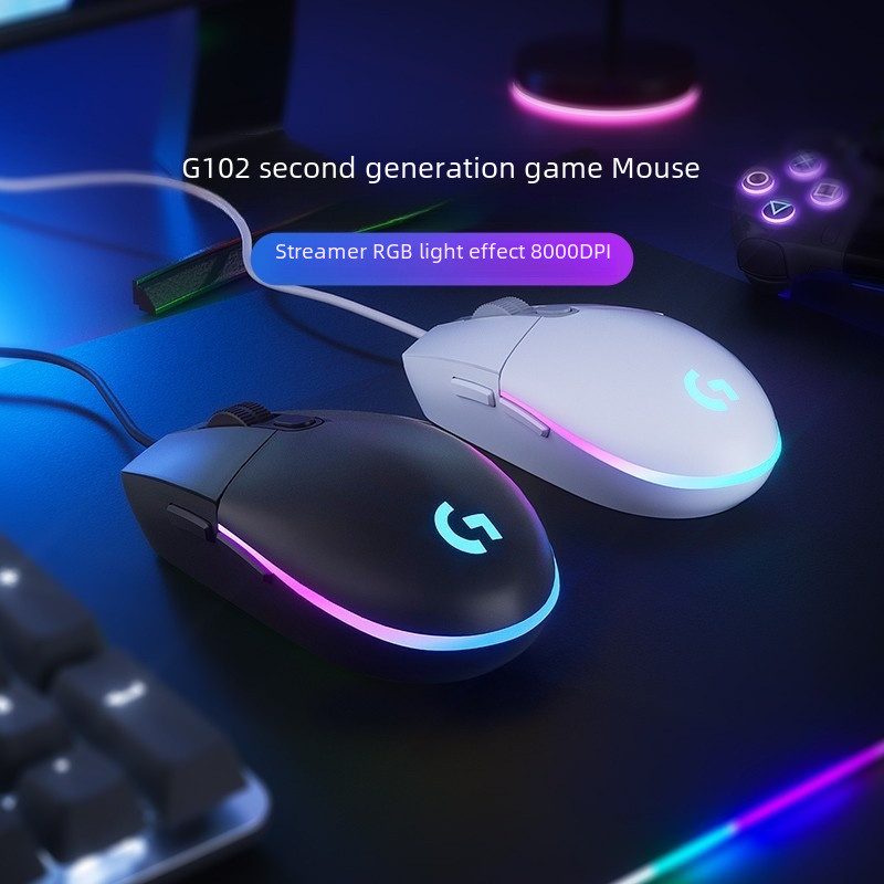 Logitech G102Logitech G102Second-Generation Wired Gaming Mouse for E ...