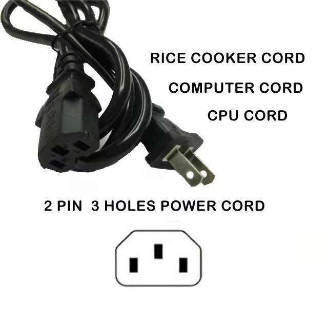 1.2m power lead suitable for desktop computers, computer monitors, 3D ...