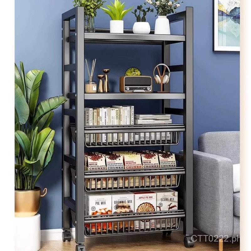 Multi-layer Storage Rack Shelf Multi-functional Simple Snack Kitchen ...