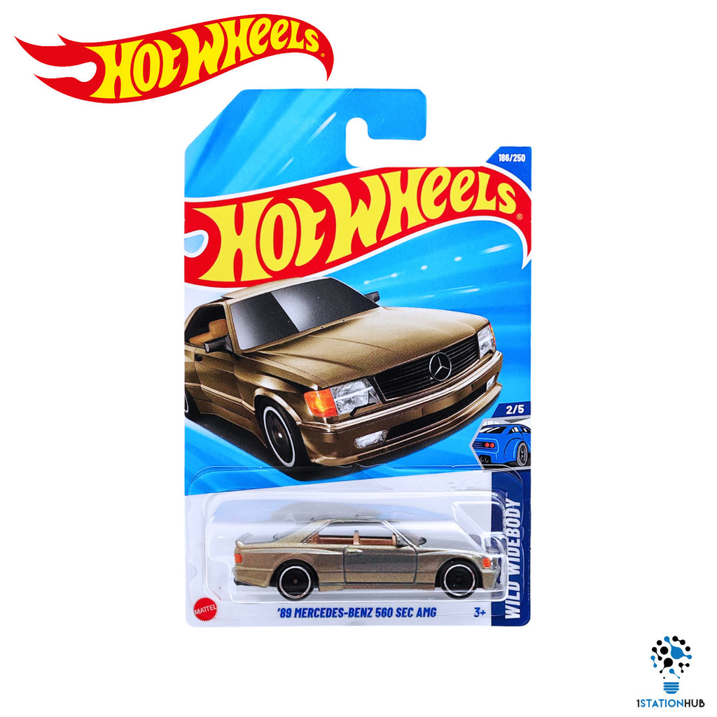 Hot Wheels Mercedes-Benz 560 SEC AMG ’89 Wild Widebody 1:64 2025 - Neuf Collector