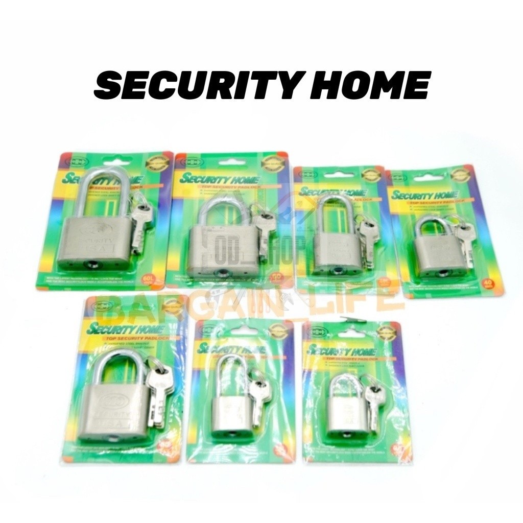 Security Home Padlock Good Quality 30mm, 40mm, 50mm, 60mm | Shopee ...