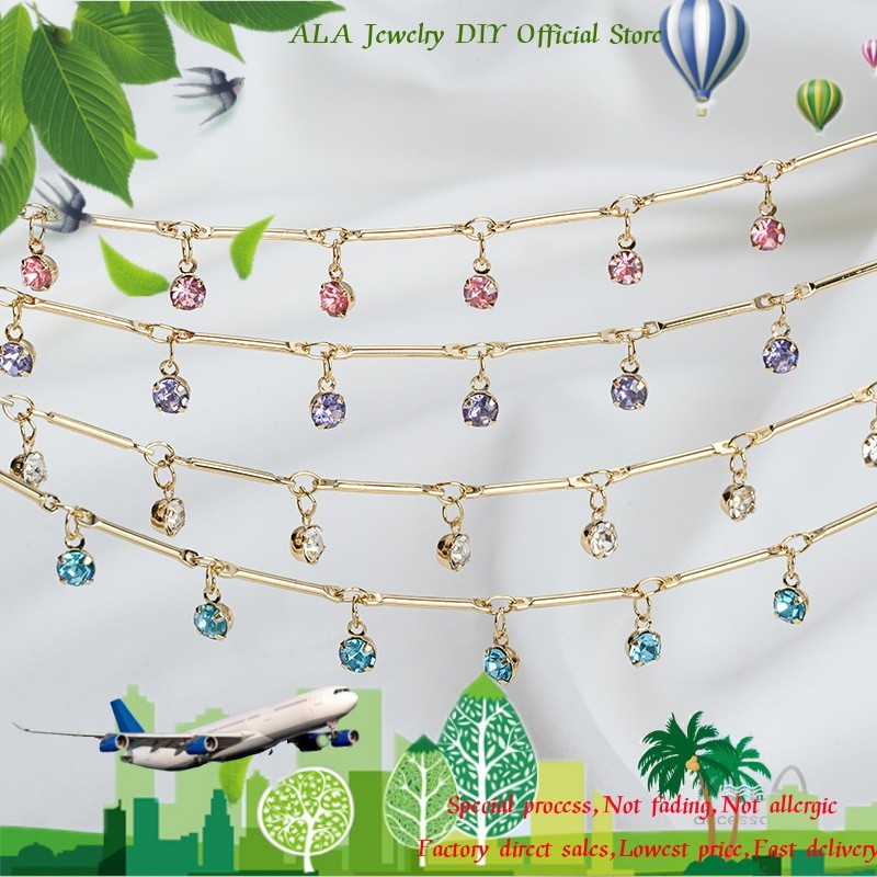 ️Accessories Jewelry DIY ️Color Retention 14K Gold-Plated Bamboo ...