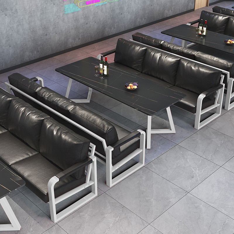 Industrial Style Barbecue Shop Tables and Chairs Coffee Shop Internet ...