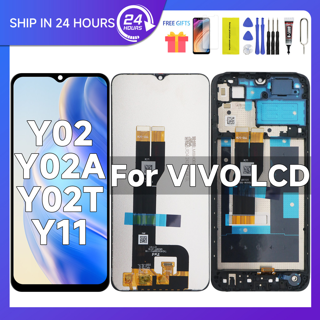 Display For VIVO Y02 Y02a Y02t Y11 2023 V2252 V2234 V2236A LCD With ...