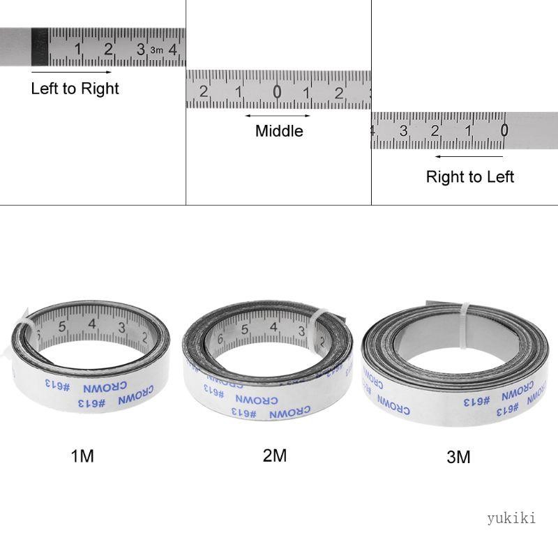 Kiki Stainless Steel Miter Track Tape Measure Self Adhesive Metric