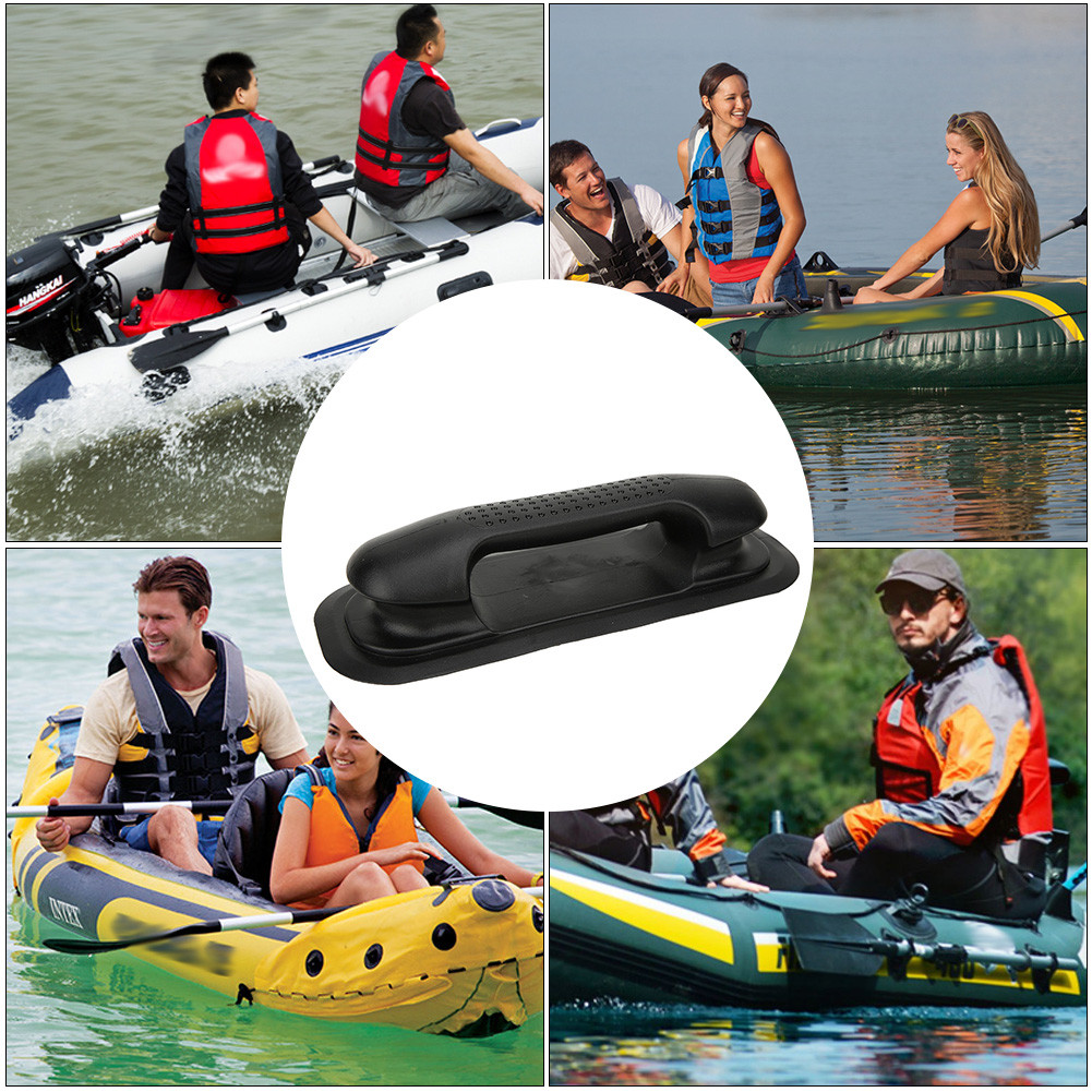 Wowowi Boat Handle Rail PVC Grab with Holes for Inflatable Canoe Kayak ...