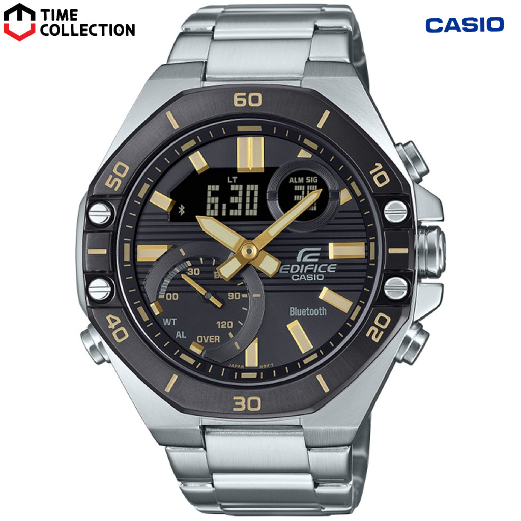 Casio Edifice ECB-10DB-1A9 Digital Analog Stainless Steel Strap ...