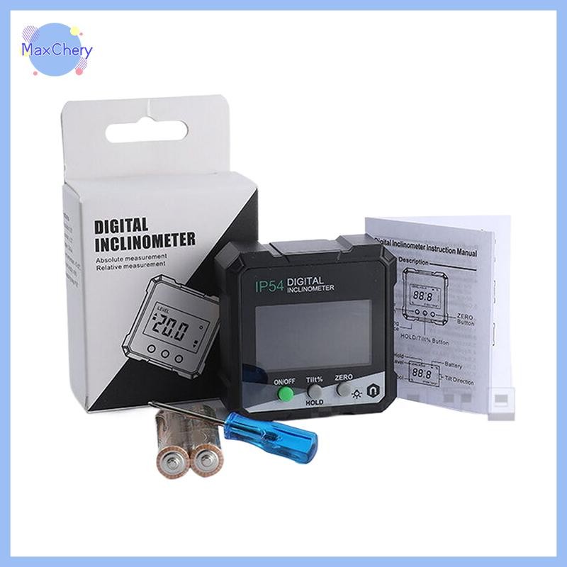 MCHY> 4 * 90 Degree IP54 LCD Screen Four Sided Magnetic Inclinometer ...