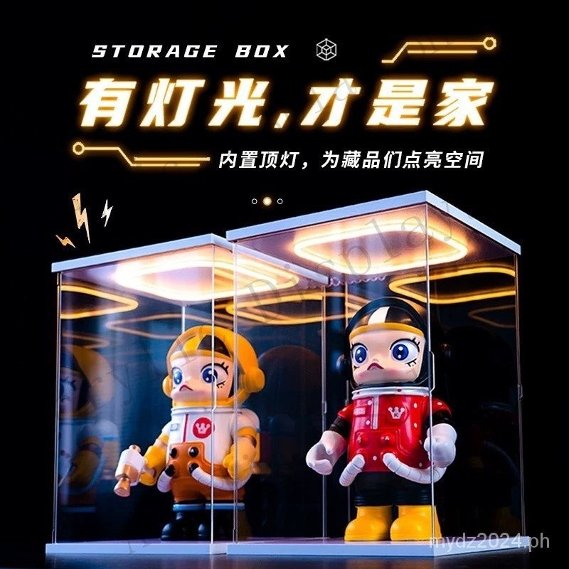 Popmart Model Display Box Transparent Model Storage Box Art Toy Storage ...