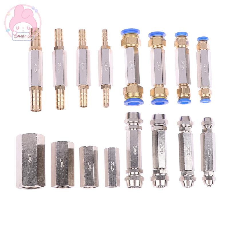 Xo94itn Pneumatic Check Valve OD Hose One Way Valve Air Compressor Pipe ...