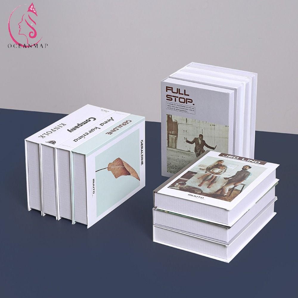 OCEANMAP Fake Book, Foldable English Simulation Book, Reality Simple ...