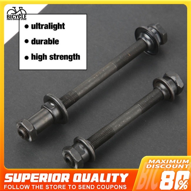 Bicycle Quick Release Axles Hollow Hub Shaft Lever Front 108mm Rear ...