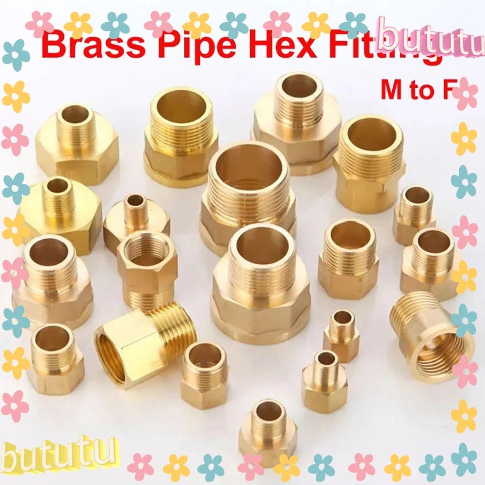 BUTUTU 1Pcs Hex Bushing Connectors, Reducer 1/8 1/4 3/8 1/2 3/4 Pipe ...