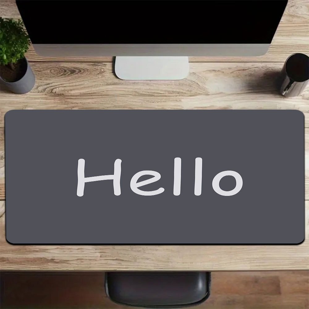 1pc grey Large Mouse Pad computer mat Desk Mat keyboard mat Office ...