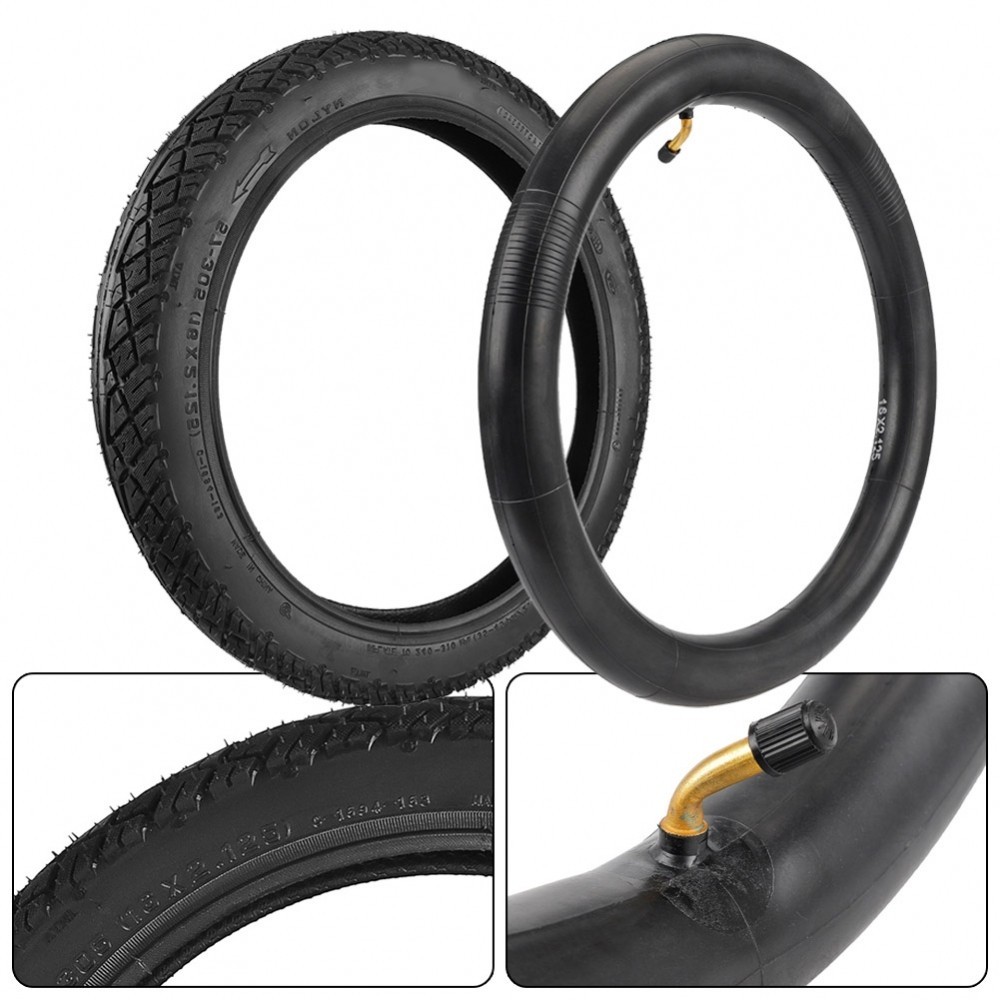 16 Inch 16x2 125 For Electric Bike Inner Tube & Outer Tire Durable and