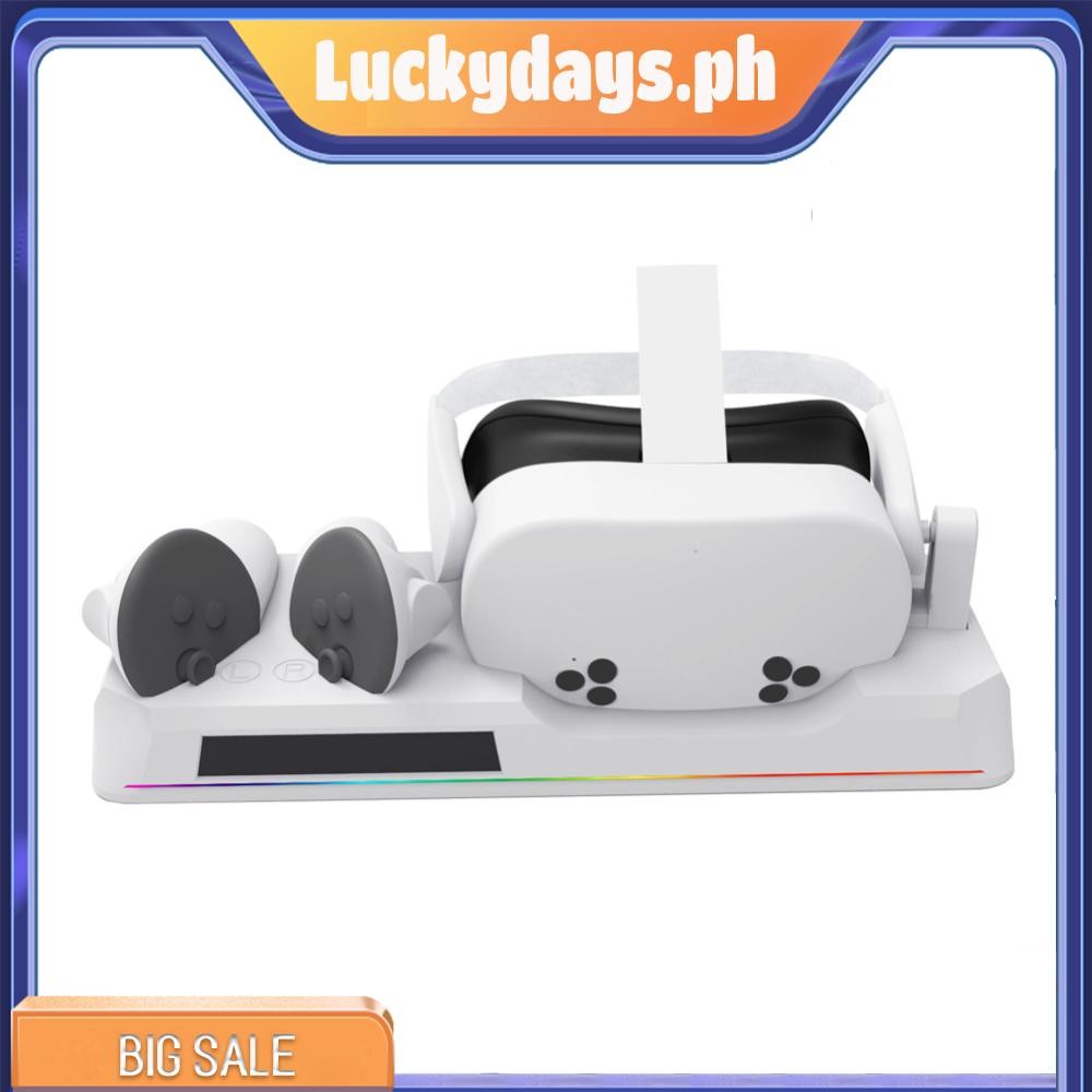 Charging Dock RGB VR Headset & Controllers Charging Stand for Meta ...