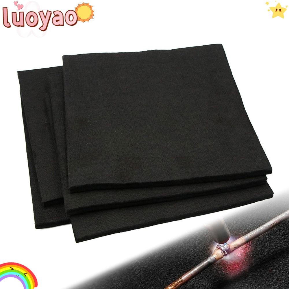 LUOYAO Welding Blanket Pad, Heat Resistant Flame Retardant Fabric ...